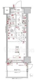 クレイシアIDZ横浜NORTHベイフロントヒルズ 1階 間取り図