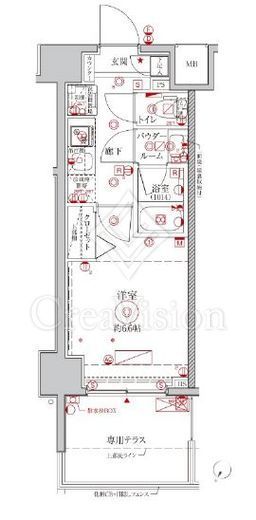 クレイシアIDZ横浜NORTHベイフロントヒルズ 1階 間取り図