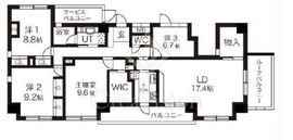 DeLCCS Shinagawa(デルックス品川) 801 間取り図