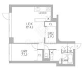 グランデュオ中野7 (GranDuo Nakano7) 101 間取り図