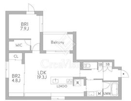 グランデュオ中野7 (GranDuo Nakano7) 103 間取り図