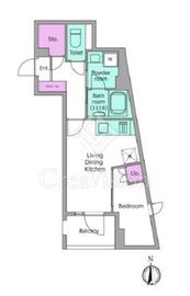 リヴ アン フルール 502 間取り図