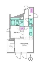 リヴ アン フルール 301 間取り図