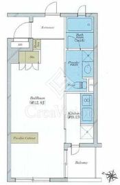 プラウドジェム幡ヶ谷 3階 間取り図