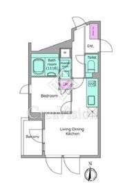 リヴ アン フルール 201 間取り図