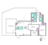 リヴ アン フルール 401 間取り図