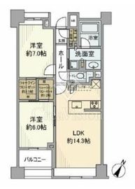 パークホームズ本郷ザレジデンス 2階 間取り図