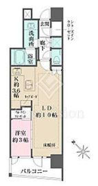 リビオ日本橋鞍掛ザ・レジデンス 2階 間取り図