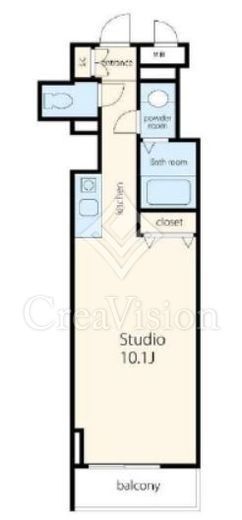 ボルト銀座レジデンス 702 間取り図