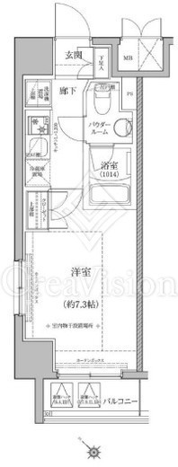 パティーナ川崎南DUO 13階 間取り図