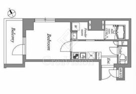 ES-Grande門前仲町 204 間取り図