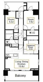 アデニウムコート木場公園 5階 間取り図