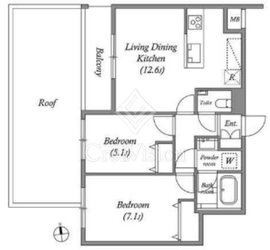 オーパスホームズ武蔵小金井 306 間取り図