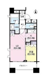 ダイナシティ新中野 8階 間取り図