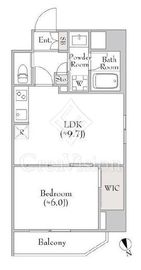 ルミークアン北上野 1402 間取り図