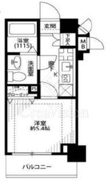 プレール・ドゥーク早稲田 4階 間取り図