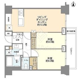 グランドメゾン三鷹フロントレジデンス 10階 間取り図