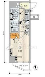 スカイコートルーベンス西早稲田 3階 間取り図