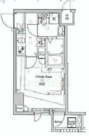 ヴェルト新宿イースト 4階 間取り図