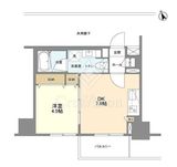 グランカーサ新宿御苑 1305 間取り図