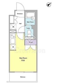 NTPRレジデンス大井町 411 間取り図