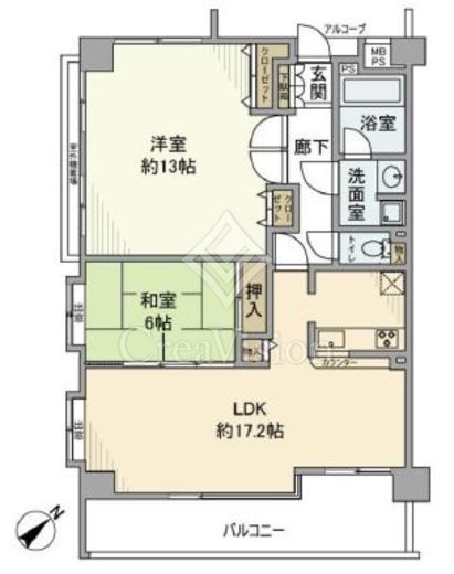 グランドステージ尾山台 3階 間取り図