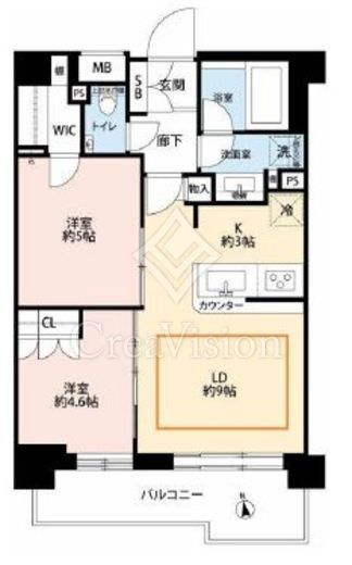 リビオレゾン八幡山ステーションスイート 2階 間取り図