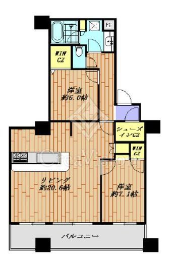 エアライズタワー 29階 間取り図