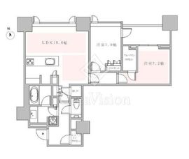 三田ガーデンヒルズ NORTH HILL 13階 間取り図