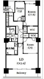 シティタワー品川 13階 間取り図