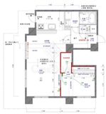 渋谷アムフラット 6階 間取り図