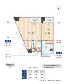 エルヴァージュ神田神保町 1101 間取り図