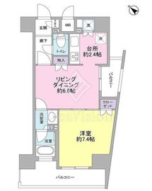 コンフォリア三宿 904 間取り図