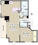 プリムベール新田 705 間取り図