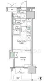 ブルックサイドレジデンス木場 1029 間取り図