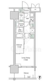ブルックサイドレジデンス木場 1033 間取り図