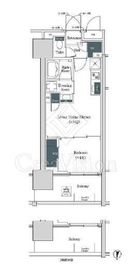 ブルックサイドレジデンス木場 1037 間取り図