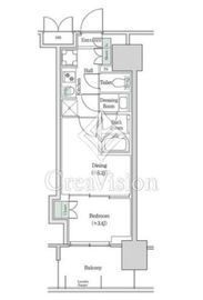 ブルックサイドレジデンス木場 533 間取り図