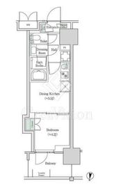 ブルックサイドレジデンス木場 537 間取り図