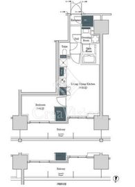 ブルックサイドレジデンス木場 540 間取り図