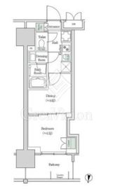 ブルックサイドレジデンス木場 543 間取り図
