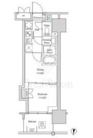 ブルックサイドレジデンス木場 544 間取り図