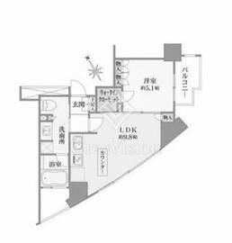 グランプレオ武蔵野 12階 間取り図
