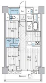 Terra蚕糸の森 207 間取り図