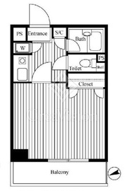 パークウェル代々木 2階 間取り図