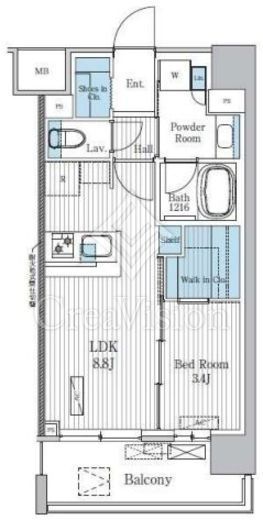 Terra蚕糸の森 1104 間取り図