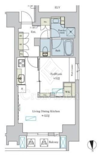 ブリリアイスト浅草 401 間取り図