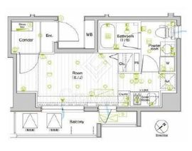 シーネクス品川荏原 4階 間取り図