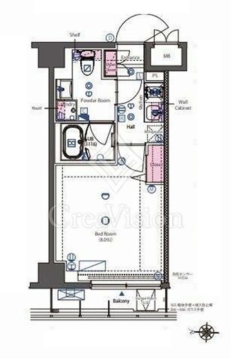 HY's武蔵小杉 (ハイズ武蔵小杉) 4階 間取り図
