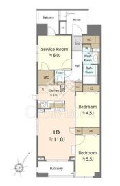 クレストフォルム日本橋水天宮 9階 間取り図
